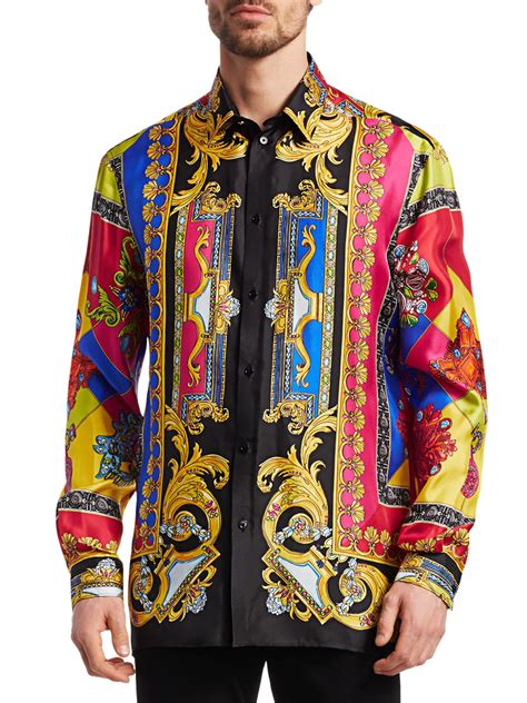 plus size versace shirt|cheap Versace shirts for sale.